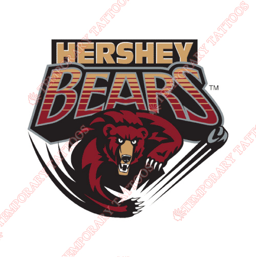 Hershey Bears Customize Temporary Tattoos Stickers NO.9046